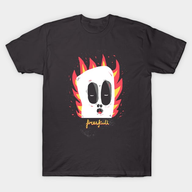 Fireskull T-Shirt by jsein28